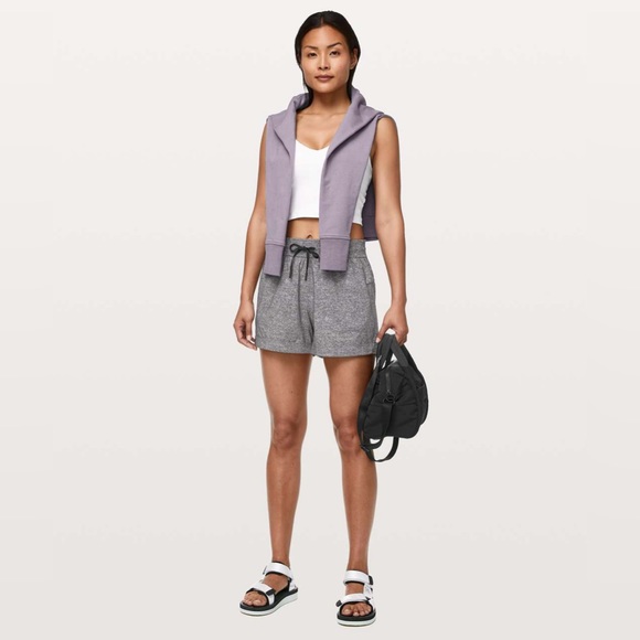 lululemon athletica Pants - Lululemon Spring Break Away Shorts II 3” Grey Size 8